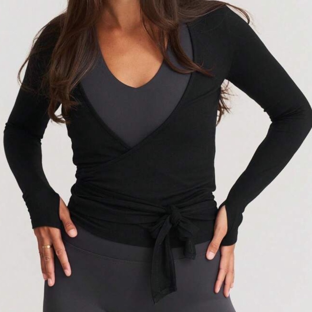 Pilates wrap top